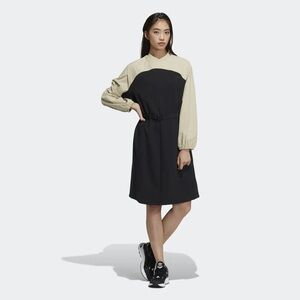 NWT adidas Women's Originals CNY Dress-Beige/Black SIZE SMALL
